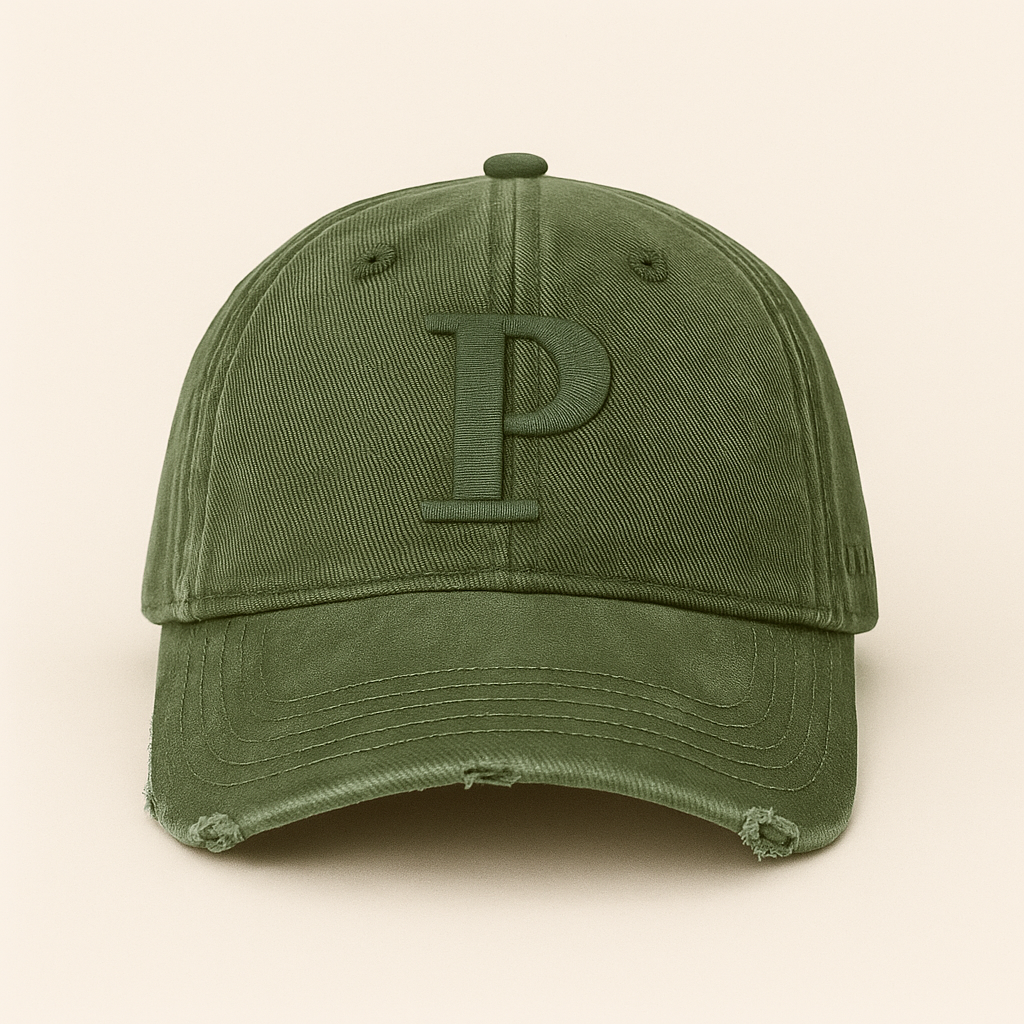 Players Cap Cotton Destructed — Olive