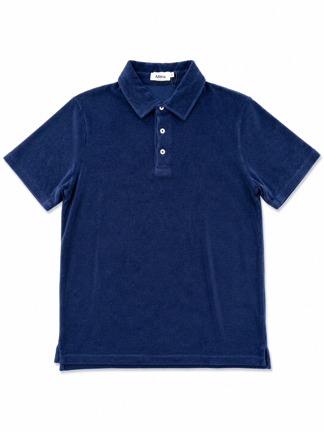 Alicudi — Polo met Knopen in Katoenen Badstof